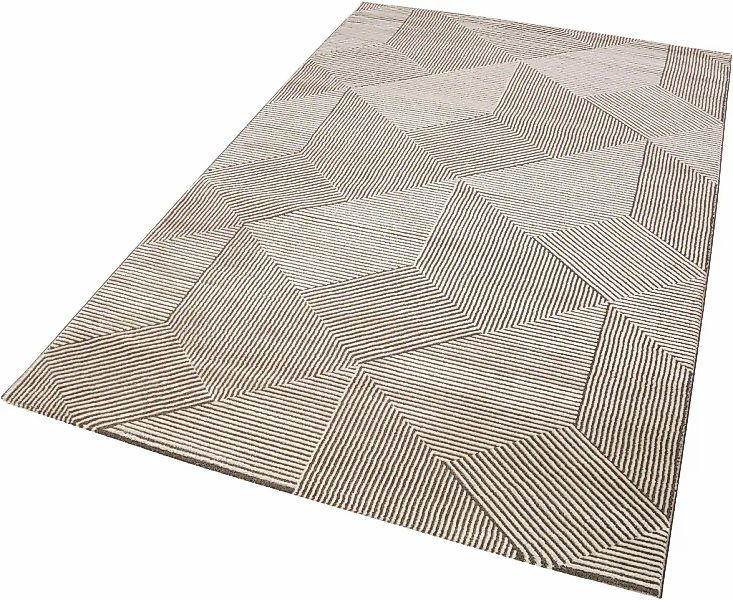 Esprit Teppich "Velvet Groove ESP-8780" rechteckig 12 mm Höhe Kurzflor, Hoc günstig online kaufen