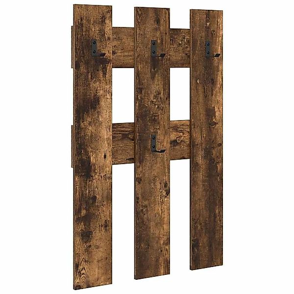 vidaXL Regal Wandmontierter Kleiderständer Räuchereiche 65 günstig online kaufen