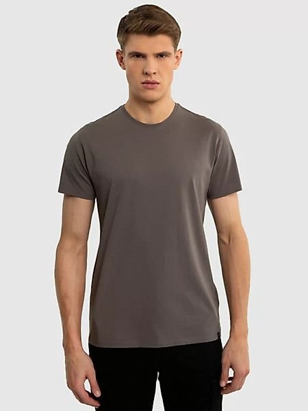 BIG STAR T-Shirt BASIC grau günstig online kaufen