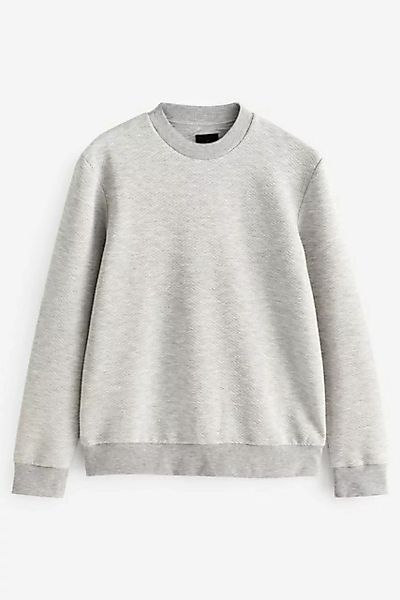 Next Sweatshirt Premium Rundhalssweatshirt mit Struktur (1-tlg) günstig online kaufen