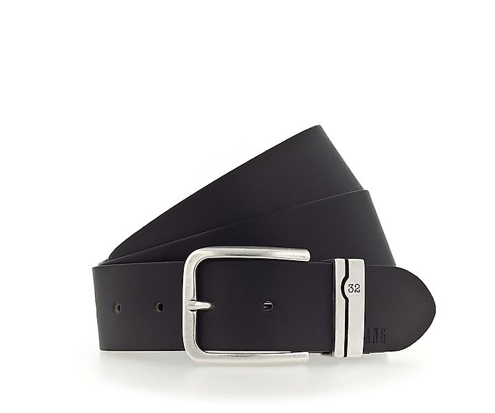 MUSTANG Ledergürtel 1 Stk. verzierte Metallschlaufe, 4 cm, Logoschriftzug günstig online kaufen