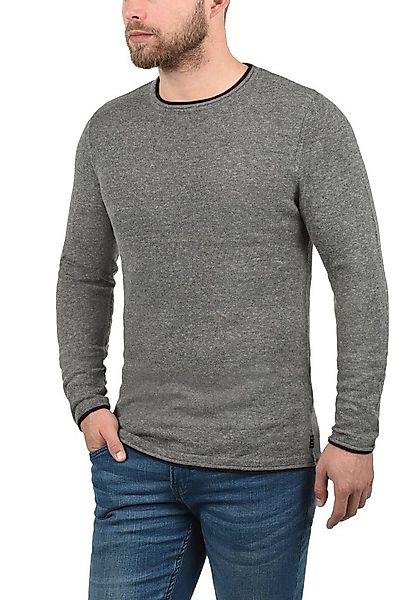 Blend Rundhalspullover BHOdin Strickpullover mit aufgerollten Abschlüssen günstig online kaufen