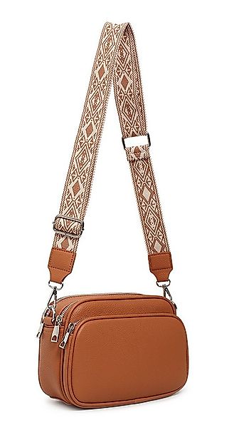 ITALYSHOP24 Schultertasche Damen Umhängetasche Brusttasche Shopper CrossOve günstig online kaufen