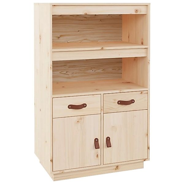 vidaXL Highboard 67x40x108,5 cm Massivholz Kiefer 820157 günstig online kaufen