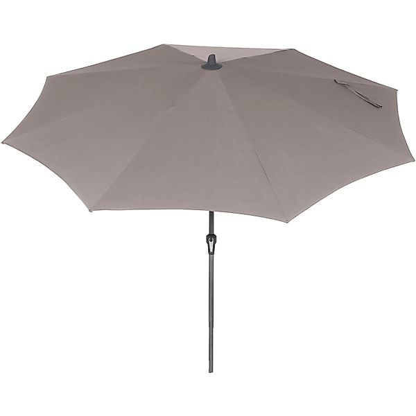 Siena Garden Marktschirm Avio Ø 300 Ø 300 cm Taupe mit Knickfunktion günstig online kaufen
