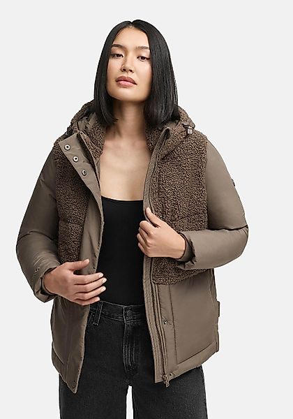 Marikoo Winterjacke "Sheeta", Kombination aus Teddyfleece und glattem Mater günstig online kaufen