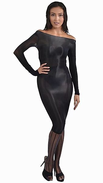 Glossy Dress Schwarz günstig online kaufen