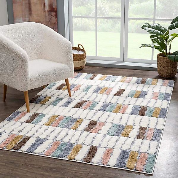 Carpet City Hochflor-Teppich »Focus 3032«, rechteckig, 20 mm Höhe, Läufer, günstig online kaufen