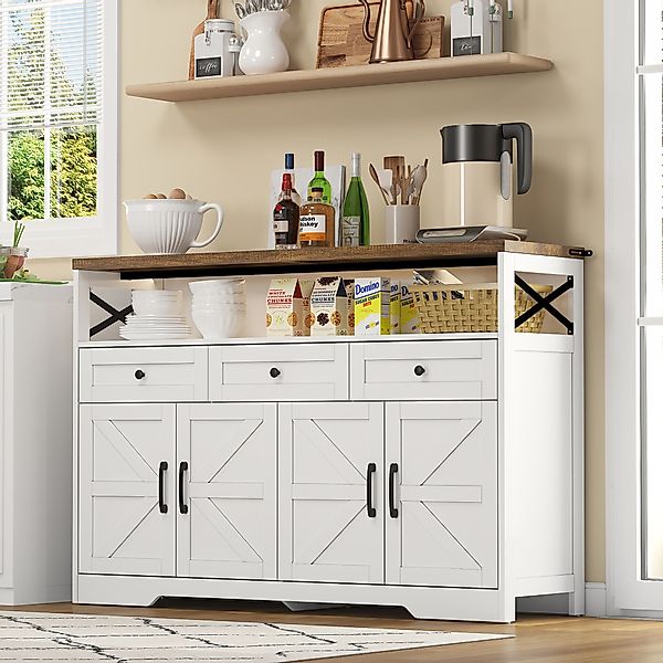 STILVORA Sideboard küche mit Stauraum,Anrichte mit günstig online kaufen