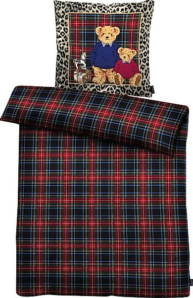 APELT Bettwäsche Tommy, Mako-Satin, 2 teilig, Zwei niedliche Bärenkinder mi günstig online kaufen