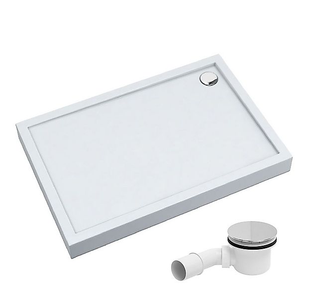 Aquabad® Duschwanne ULTIMA, Rechteck, Acryl, 1-St., Duschwanne + Ablaufgarn günstig online kaufen