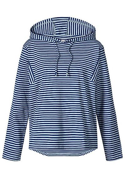 Himalaya Clothing Kurzarmshirt Schickes Kapuzenshirt gestreift - Pullover D günstig online kaufen