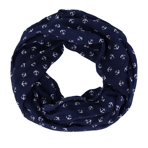 MIRROSI Loop Damen Schal mit Anker-Muster günstig online kaufen