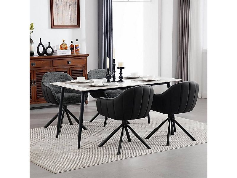 Woltu 4-Fußstuhl (2 St), Esszimmerstühle drehbar 2er Set günstig online kaufen