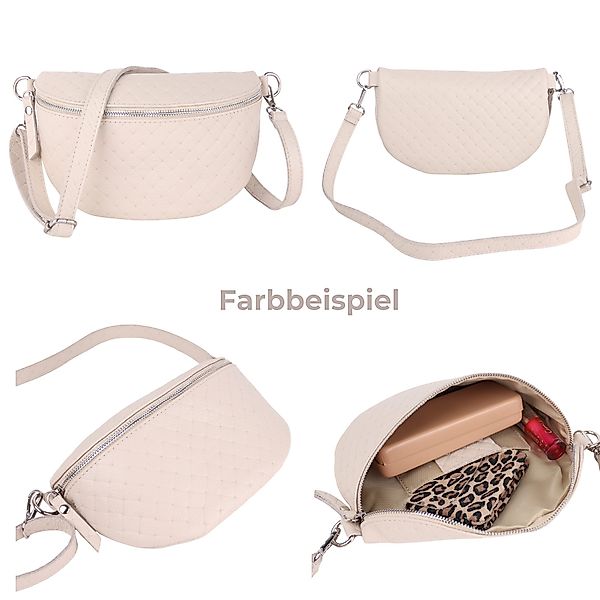 MIRROSI Bauchtasche Damen, Echtleder, Leder, Made günstig online kaufen