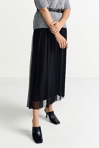 RICHROYAL Plisseerock in Midilänge, mit elastischem Bund, mit Tülleinsatz, günstig online kaufen