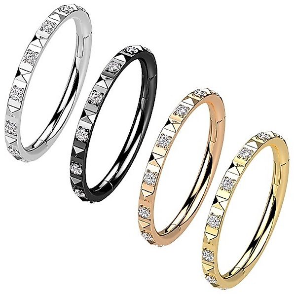 Taffstyle Nasenpiercing Septum Piercing Ring Segmentring günstig online kaufen