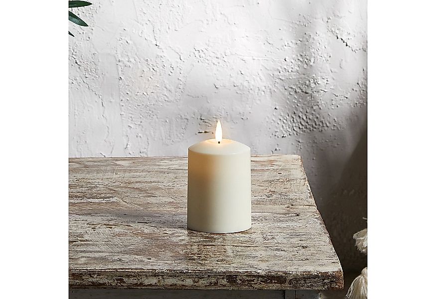 Lights4fun LED-Kerze TruGlow® LED Outdoor Kerze 10cm günstig online kaufen