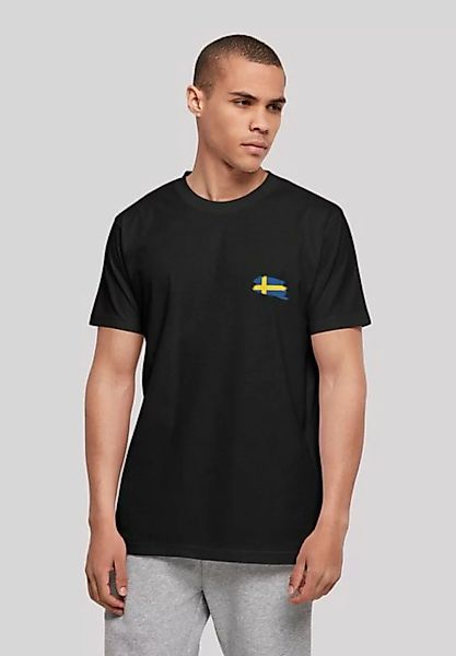 F4NT4STIC T-Shirt Schweden Flagge Sweden Print günstig online kaufen