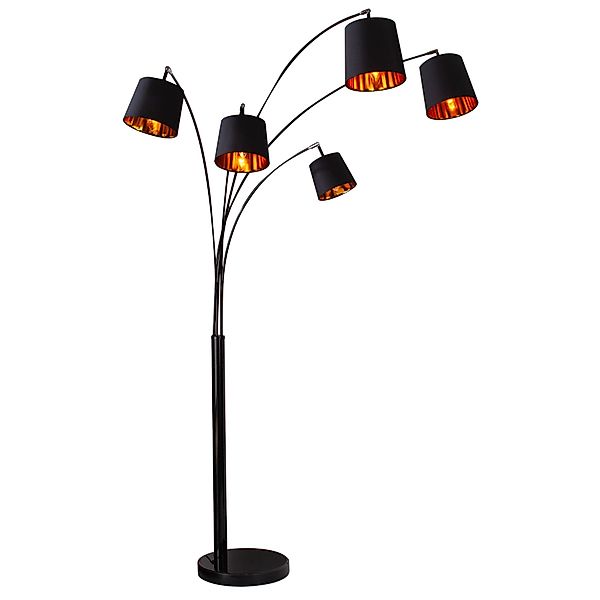riess-ambiente Stehlampe LEVELS 205cm schwarz / günstig online kaufen