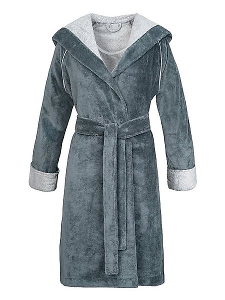 Esprit Damenbademantel Damen Bademantel mit Kapuze COSY, Viskose, hohe Mark günstig online kaufen