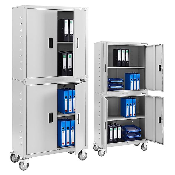 Arebos Aktenschrank Büroschrank Materialschrank Stahlschrank180 x günstig online kaufen