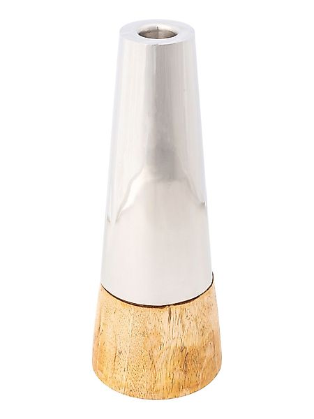 Georg Stiels Kerzenhalter aus Edelstahl/Mango-Holz, Geeignet günstig online kaufen