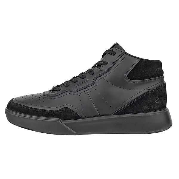 Ecco Alltag-Travelschuhe Street Court High-Top (Premium-Leder) günstig online kaufen