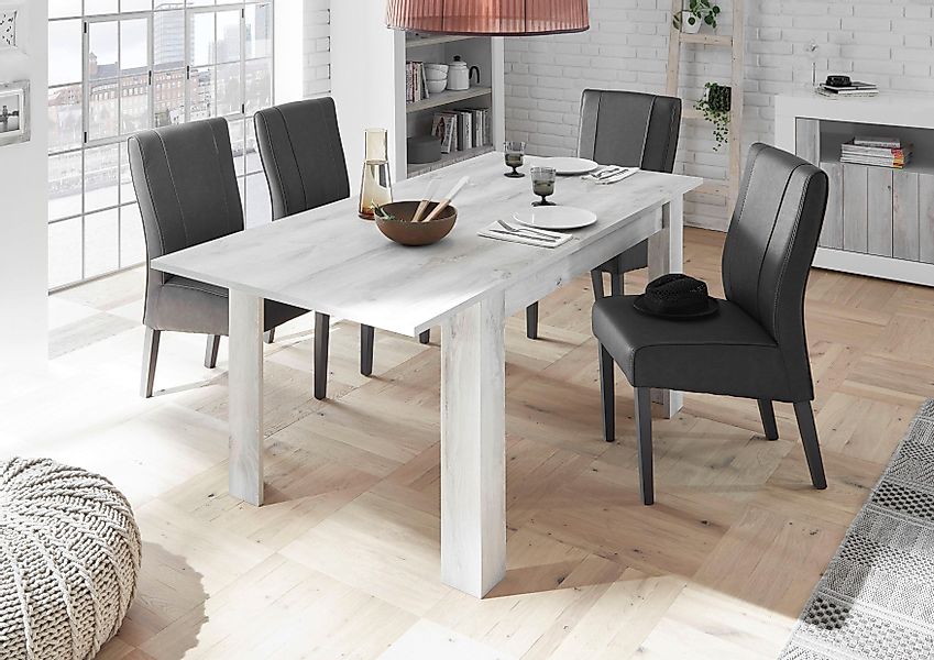 INOSIGN Esstisch "Urbino", Breite 137 mit Ansteckplatte günstig online kaufen