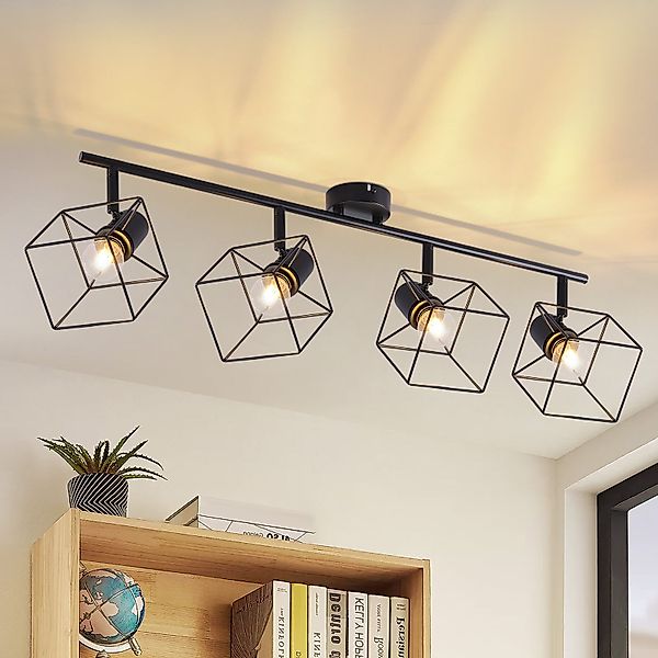 Nettlife Deckenstrahler Schwarz E14 Deckenleuchte 350° günstig online kaufen