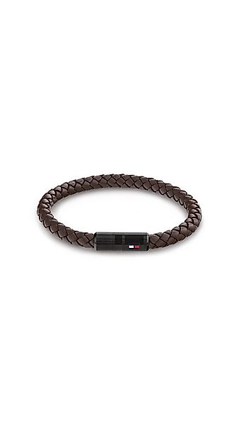 Tommy Hilfiger Lederarmband CASUAL LEATHER BRAIDED, Emaille günstig online kaufen