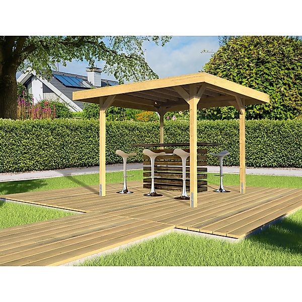 weka Pavillon "Gartenlaube 657 Gr.1" günstig online kaufen