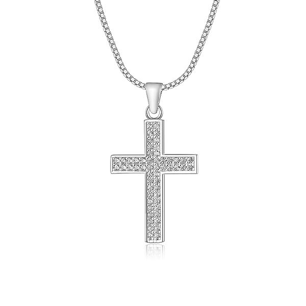 NAHLE Kette mit Anhänger Kreuz Silberkette günstig online kaufen