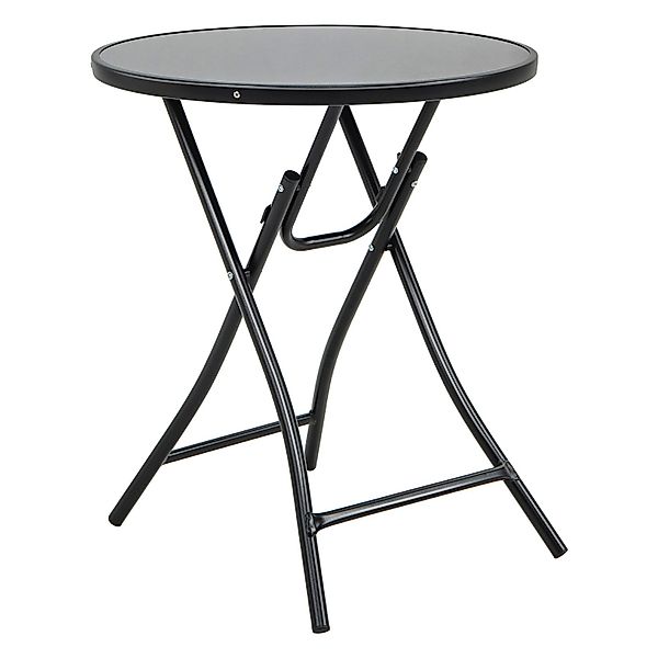 KOMFOTTEU Gartentisch Ø59cm, aus Metall und günstig online kaufen