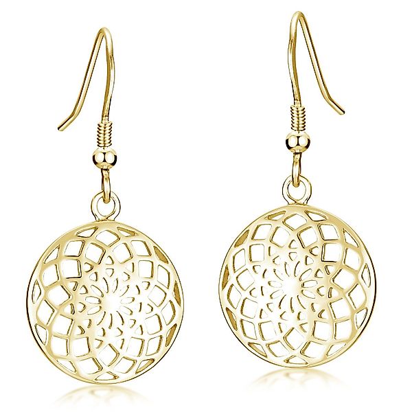 Materia Paar Ohrhaken Lebensblume / Blume günstig online kaufen