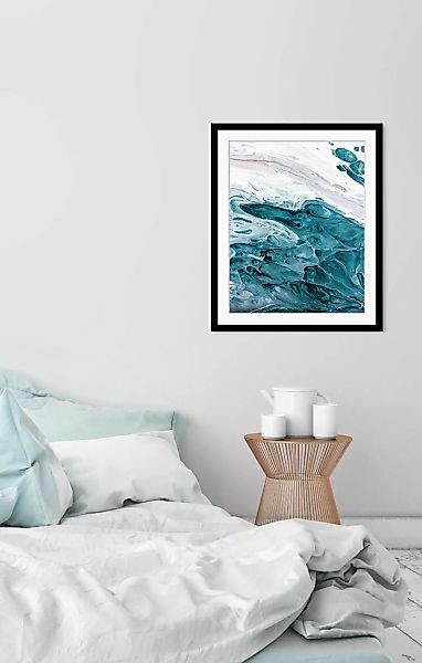 queence Bild »Wavery«, Abstrakt-Stein-Spa-Spirituelle Bilder, HD Premium Po günstig online kaufen