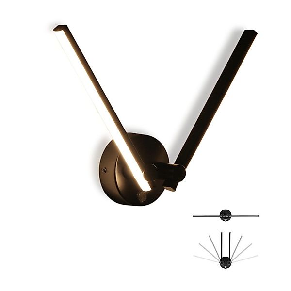 WILGOON Wandleuchte Wandlampe Wohnzimmer 180° Schwenkbar günstig online kaufen