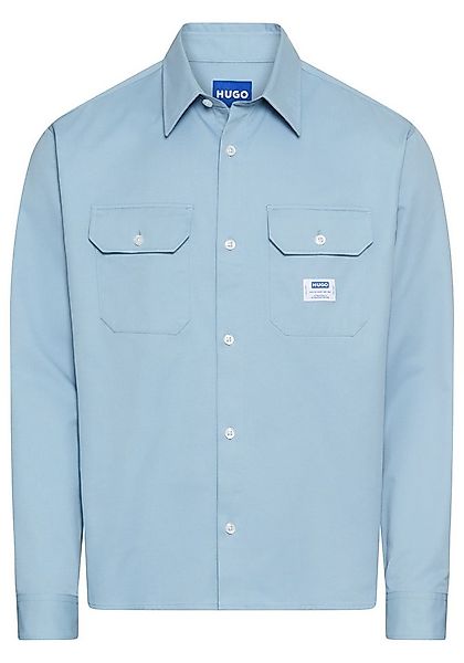 HUGO Blue Langarmhemd Ekynone mit Brusttaschen günstig online kaufen