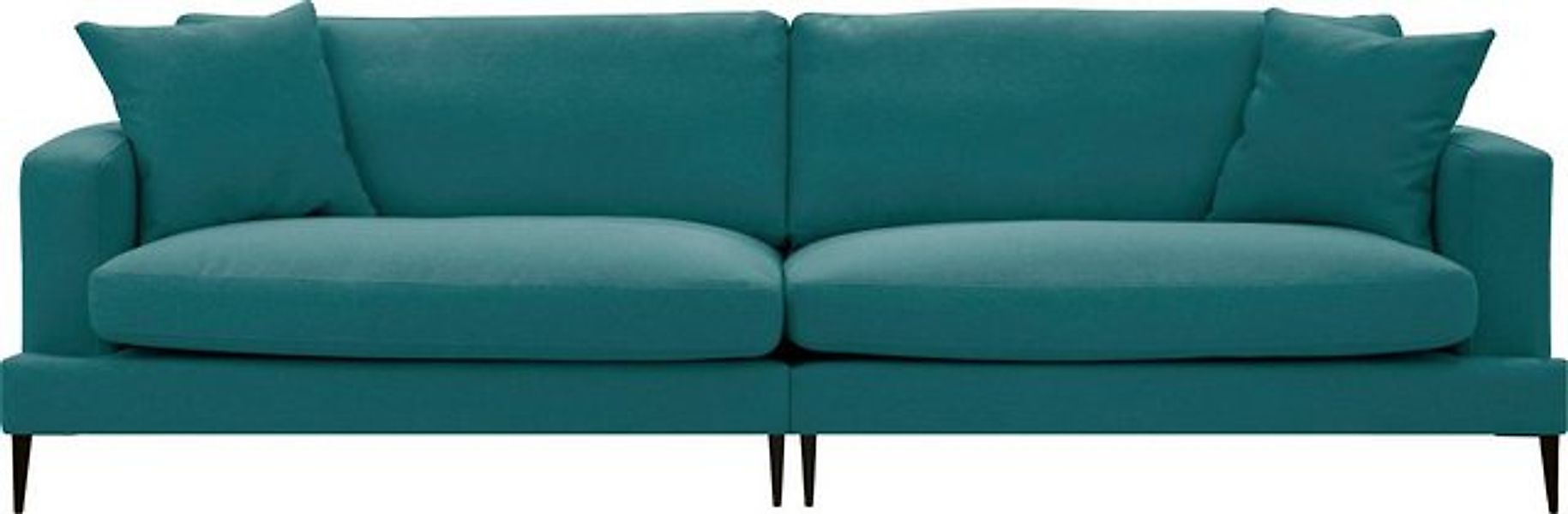 Leonique Big-Sofa Cozy elegantes Designsofa, Maße B/T/H: 252/97/80 cm, mit günstig online kaufen