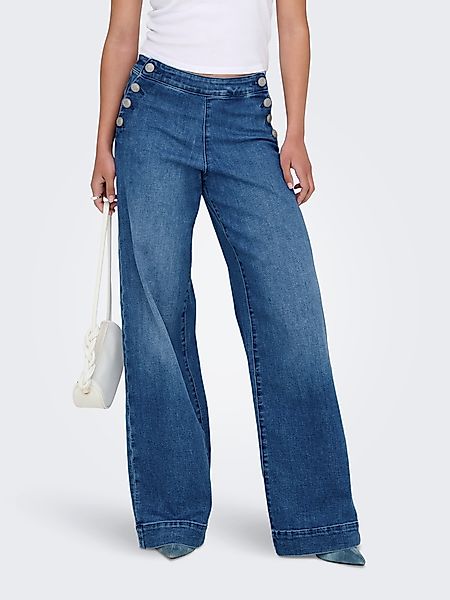 ONLY High-waist-Jeans ONLMADISON HW BUTTON WIDE günstig online kaufen