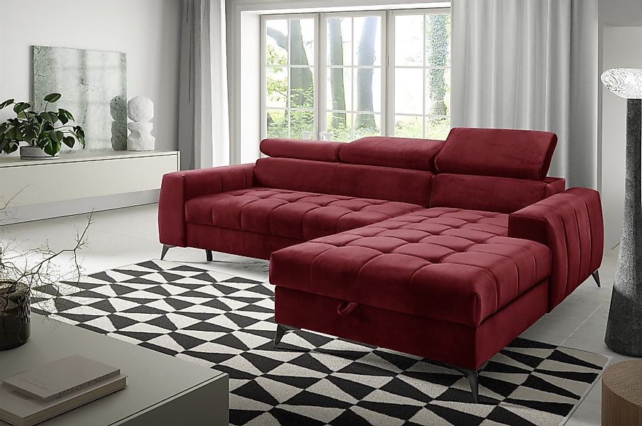 Fun Möbel Ecksofa Schlafsofa Sofa AGNESA günstig online kaufen