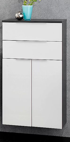 Fackelmann Bad-Hochschrank Kara Weiß 61 cm günstig online kaufen