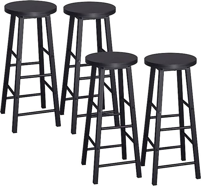 Woltu Barhocker (4 St), Gestell aus stabilem Stahl, Stizfläche aus MDF günstig online kaufen