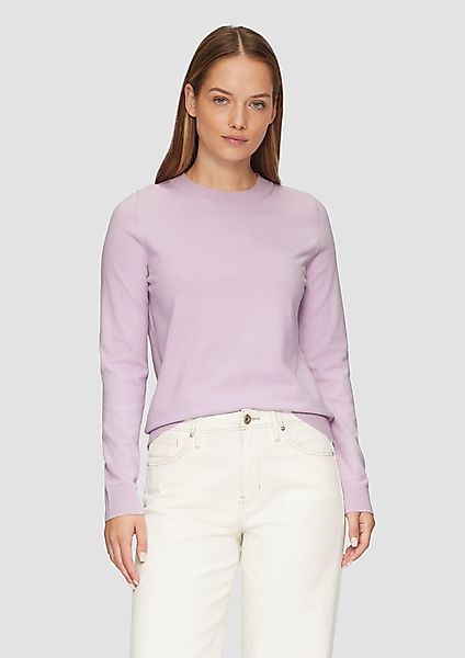 s.Oliver Strickpullover Strickpullover aus Viskosemix günstig online kaufen