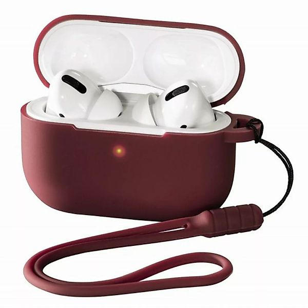 Hama Etui Silikon Skin Case Schutz-Hülle Rot Wireless-Headset (Trageband zu günstig online kaufen