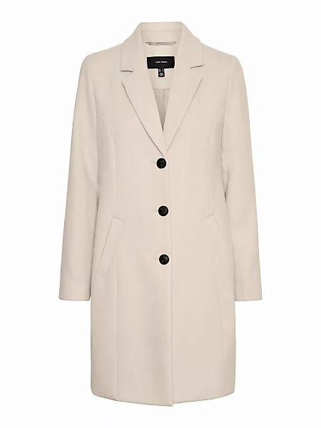 VERO MODA Klassischer Mantel Damen Beige günstig online kaufen