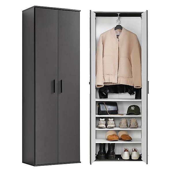 mokebo Mehrzweckschrank Der Lange (60x180 cm, mit einer Kleiderstange & Sch günstig online kaufen