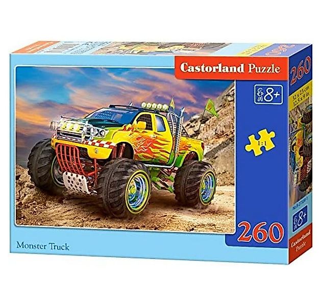 Castorland Puzzle Monster Truck Puzzle 260 Teile, Puzzleteile günstig online kaufen