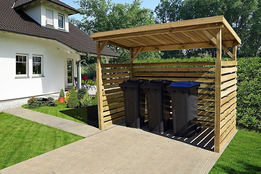 weka Kaminholzregal "Brennholzlager 663 B Gr.2" extrastabile 19 mm Glattkan günstig online kaufen