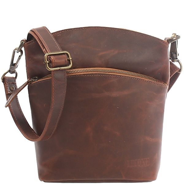 LECONI Umhängetasche kleine Schultertasche Freizeittasche Leder günstig online kaufen